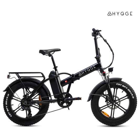 HYGEE Vester All Terrain Foldable Electric Bike Onyx Black 2025