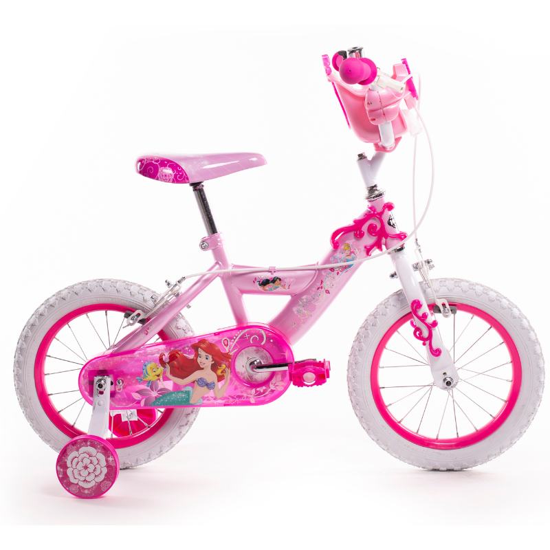 HUFFY Disney Princess Bike 14 4 6 Yrs Stabilisers Power to Pedal