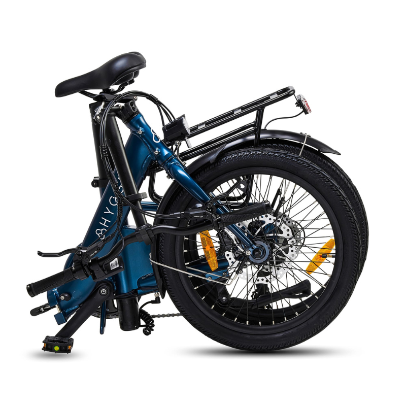 HYGEE Virum Foldable Step Navy Blue Electric Bike