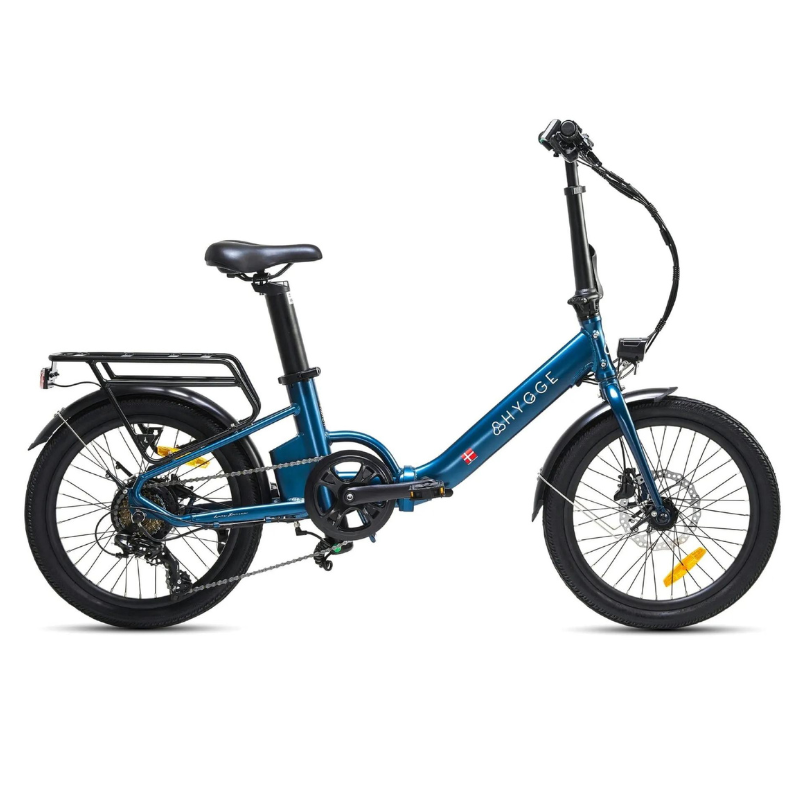 HYGEE Virum Foldable Step Navy Blue Electric Bike