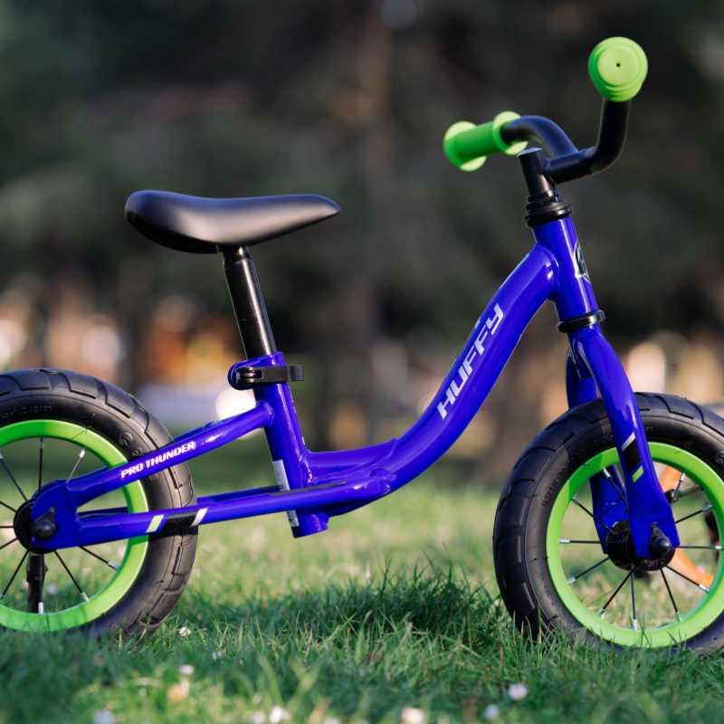 Pro Thunder 10" Blue Balance Bike for Kids | Ages 3–5, Adjustable & Safe
