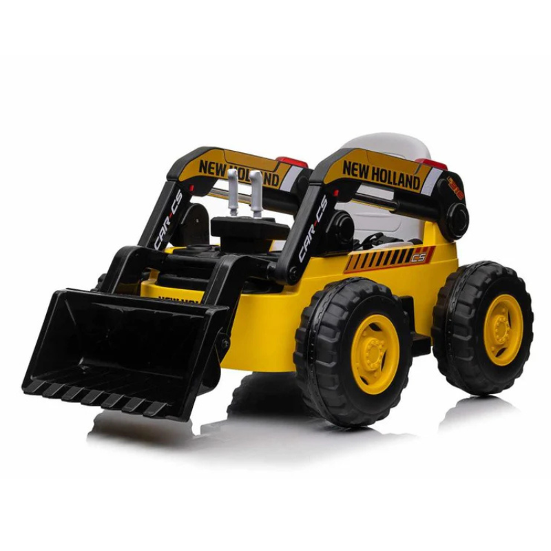 AKAC New Holland Electric Kids Bulldozer 4WD Ride On 2-7 yrs