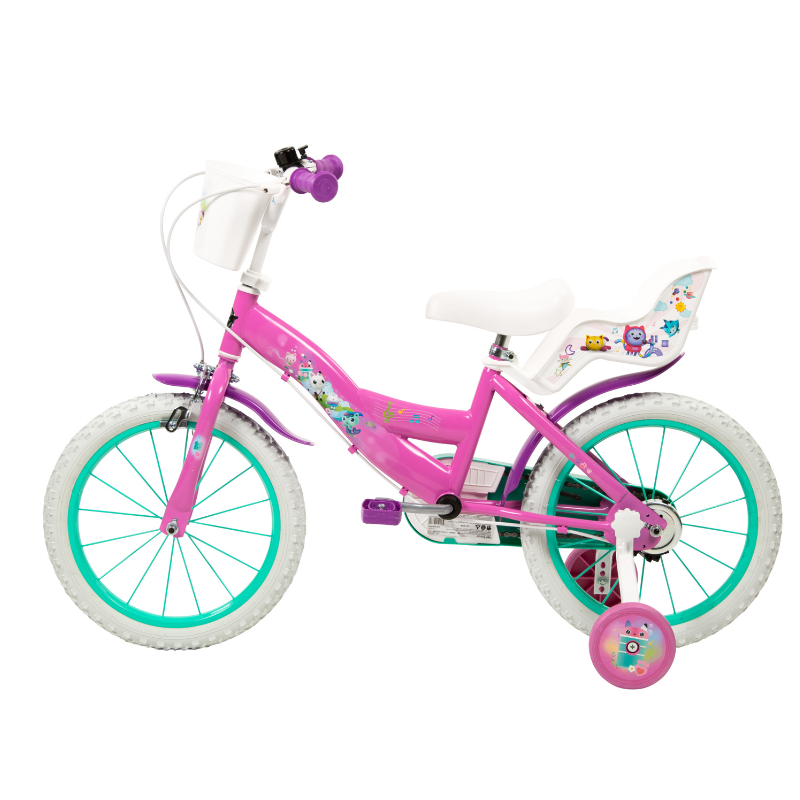 TOISMA Gabby's Dollhouse 16" Bicycle Pink 5-7 Years