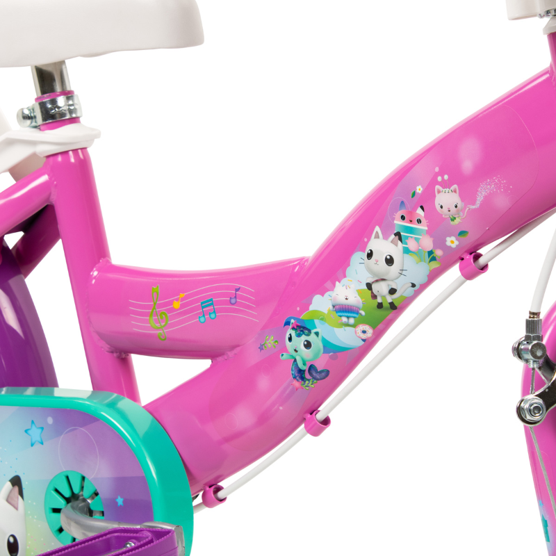TOISMA Gabby's Dollhouse 16" Bicycle Pink 5-7 Years