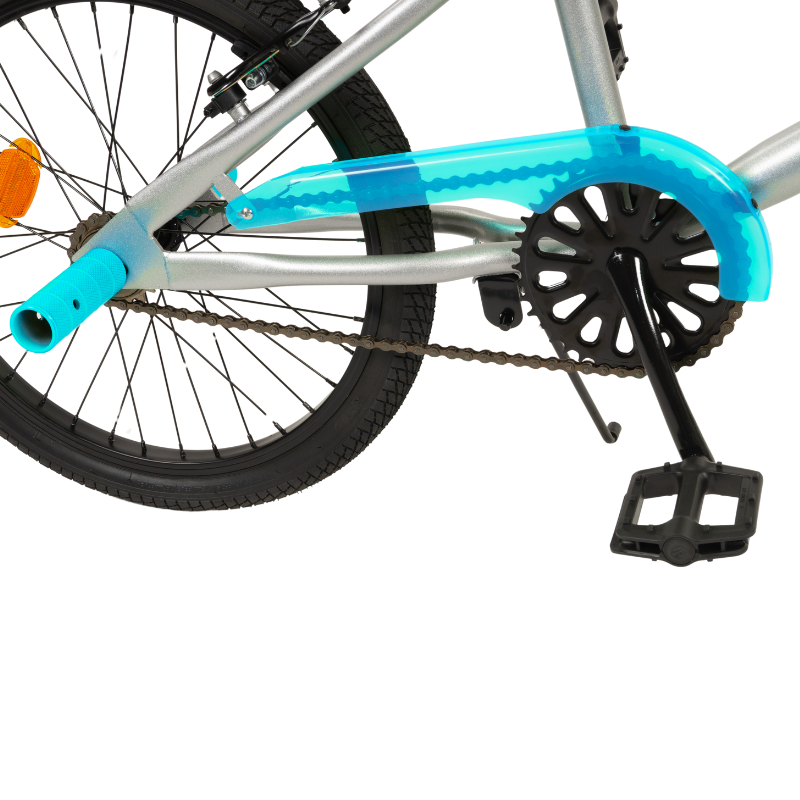 TOISMA Kids BMX 20' Bicycle Silver/Blue 7-9 Years