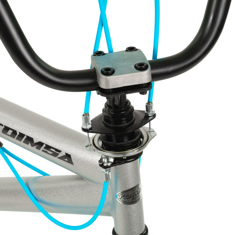 TOISMA Kids BMX 20' Bicycle Silver/Blue 7-9 Years