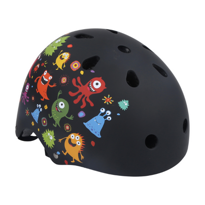 BOLDCUBE Monster Party Black Kids Helmet