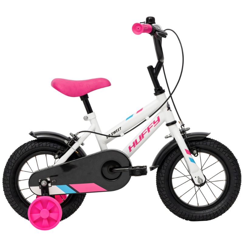 12-Inch Girls’ Starter Bike in White | Kids 3–5 | Learn to Ride