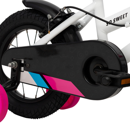 12-Inch Girls’ Starter Bike in White | Kids 3–5 | Learn to Ride