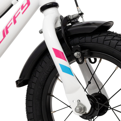 12-Inch Girls’ Starter Bike in White | Kids 3–5 | Learn to Ride