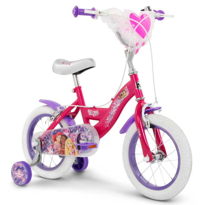 14" Disney Princess Girls’ Bike for Ages 4–6 – Magical First Ride