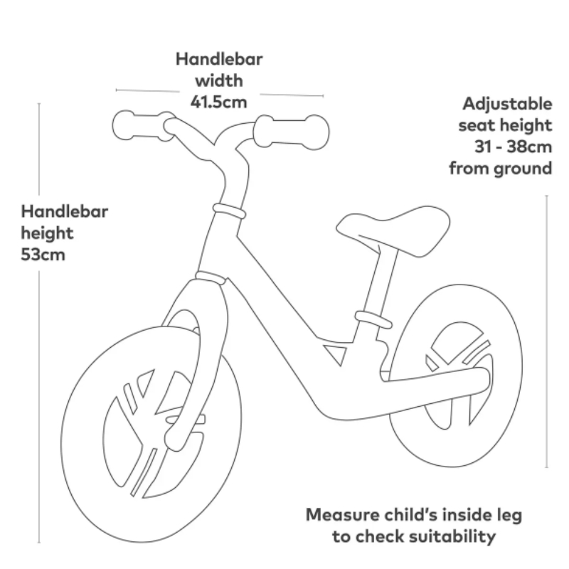 MICRO Balance Bike Lite Pink 2-5 years