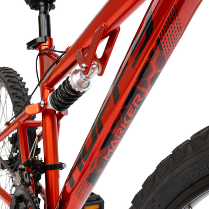 24" Huffy Marker Kids’ Mountain Bike (Age 8–12) – Full Suspension