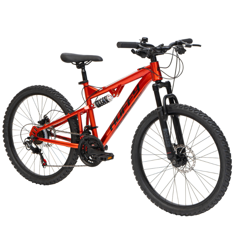 24" Huffy Marker Kids’ Mountain Bike (Age 8–12) – Full Suspension
