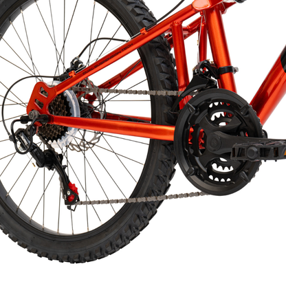 24" Huffy Marker Kids’ Mountain Bike (Age 8–12) – Full Suspension