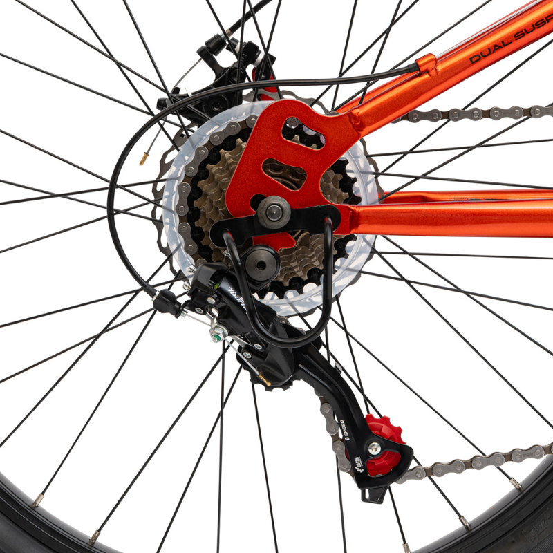 24" Huffy Marker Kids’ Mountain Bike (Age 8–12) – Full Suspension