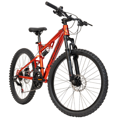 24" Huffy Marker Kids’ Mountain Bike (Age 8–12) – Full Suspension