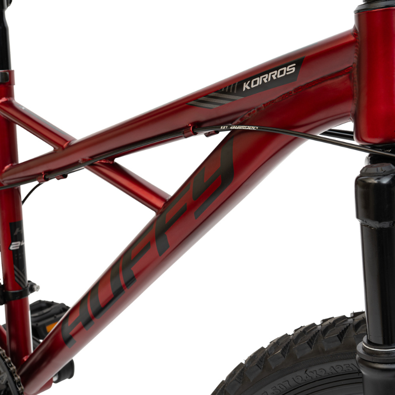 24" Men’s Mountain Bike | Hardtail MTB with 21-Speed Gears & Suspension