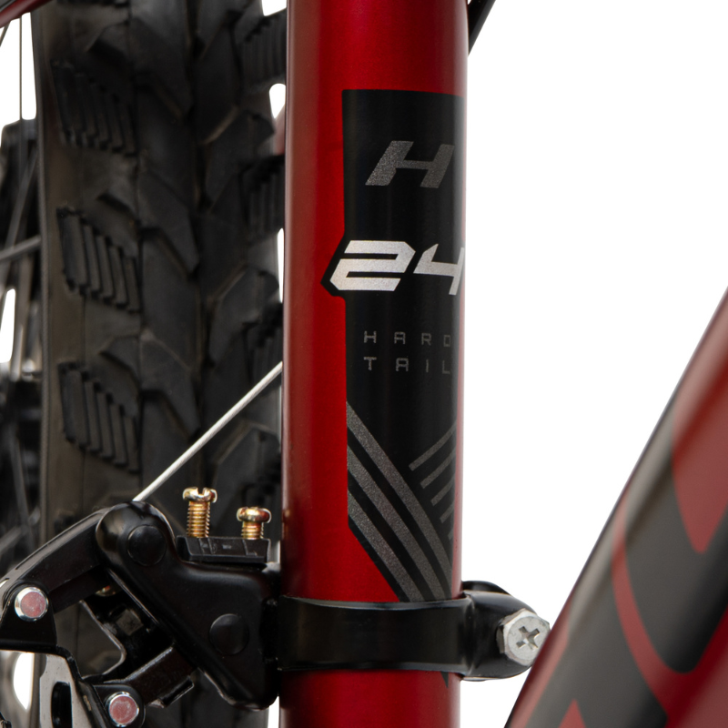 24" Men’s Mountain Bike | Hardtail MTB with 21-Speed Gears & Suspension