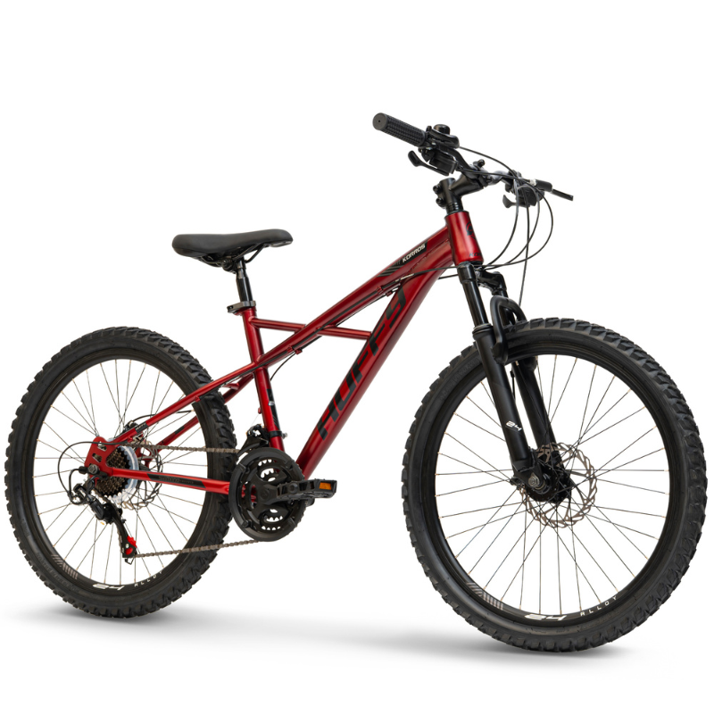 24" Men’s Mountain Bike | Hardtail MTB with 21-Speed Gears & Suspension