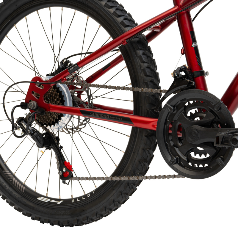 24" Men’s Mountain Bike | Hardtail MTB with 21-Speed Gears & Suspension