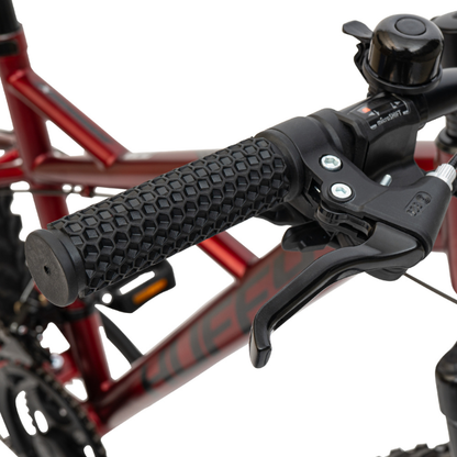 24" Men’s Mountain Bike | Hardtail MTB with 21-Speed Gears & Suspension