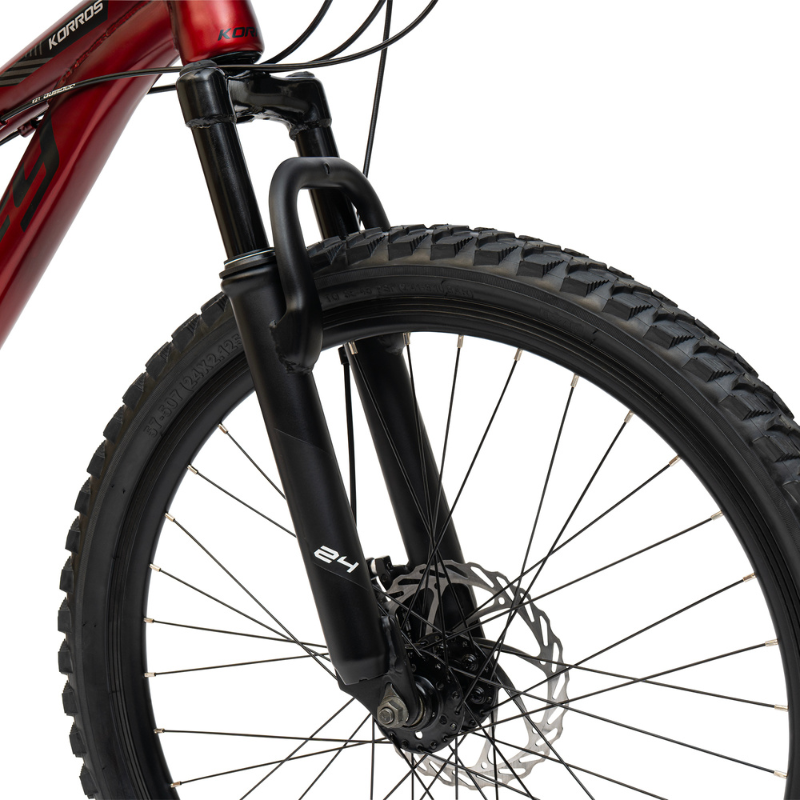 24" Men’s Mountain Bike | Hardtail MTB with 21-Speed Gears & Suspension