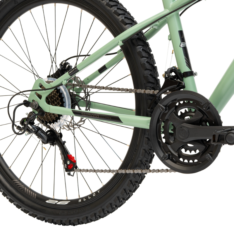 26" Mountain Bike | 21-Speed Shimano Hardtail MTB for Teens & Adults