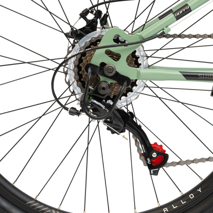 26" Mountain Bike | 21-Speed Shimano Hardtail MTB for Teens & Adults