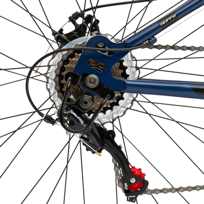 27.5" Huffy Korros Bike for Ages 13+ | Hardtail MTB with 21 Speeds | Blue