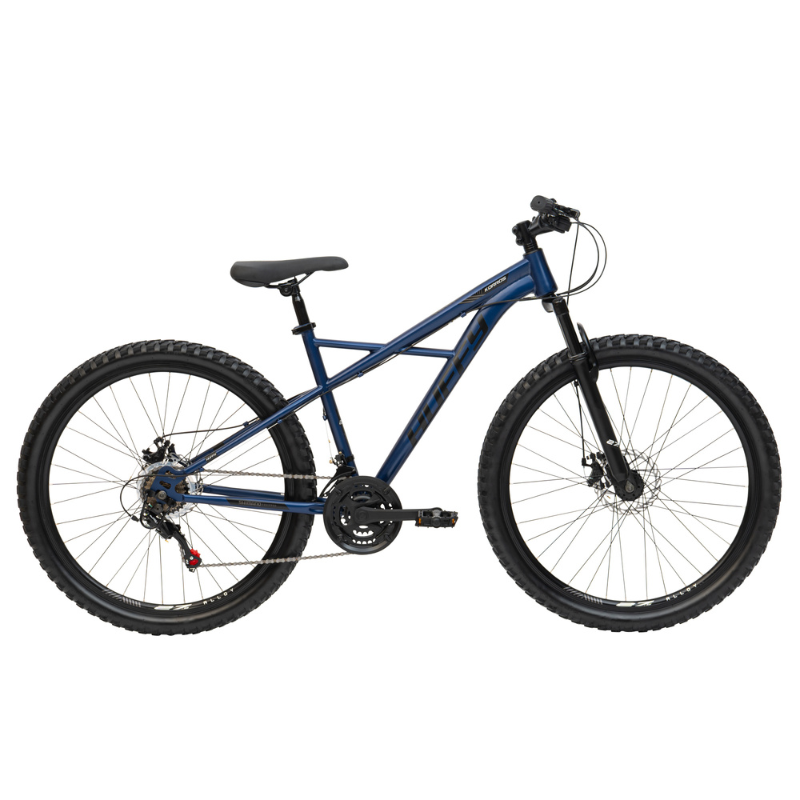 27.5" Huffy Korros Bike for Ages 13+ | Hardtail MTB with 21 Speeds | Blue