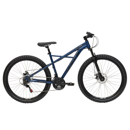27.5" Huffy Korros Bike for Ages 13+ | Hardtail MTB with 21 Speeds | Blue
