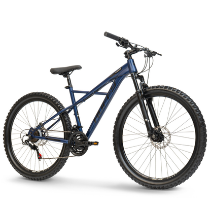 27.5" Huffy Korros Bike for Ages 13+ | Hardtail MTB with 21 Speeds | Blue