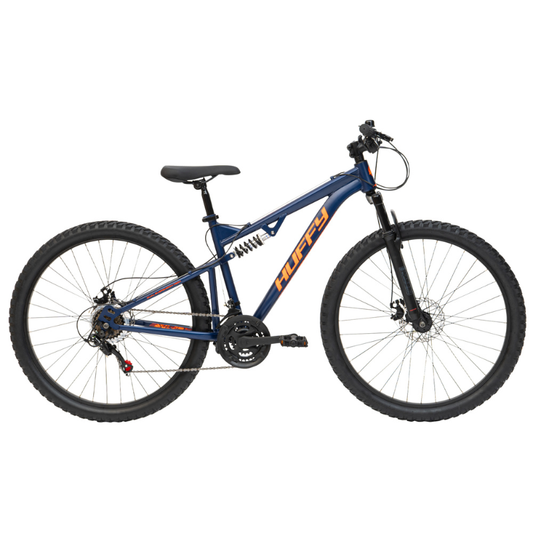 27.5" Huffy Marker MTB (Age 13+) – Full-Suspension Adventure Bike Blue