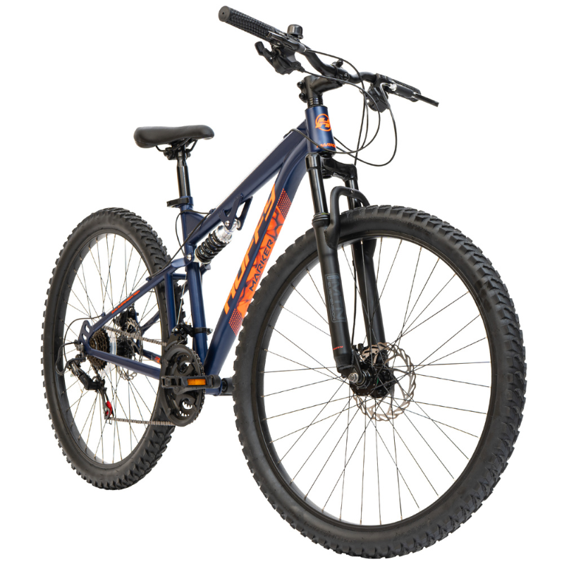 27.5" Huffy Marker MTB (Age 13+) – Full-Suspension Adventure Bike Blue