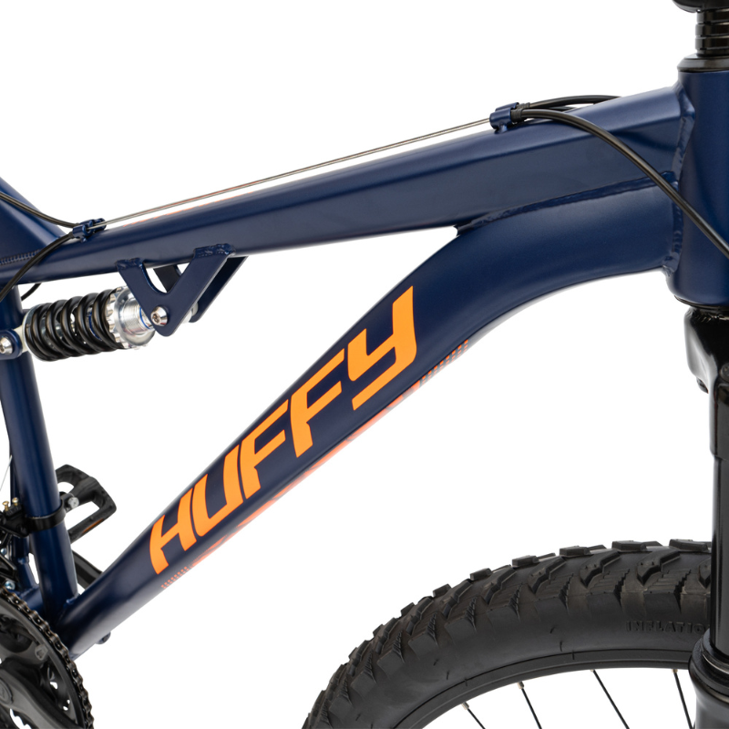 27.5" Huffy Marker MTB (Age 13+) – Full-Suspension Adventure Bike Blue