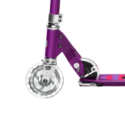 MICRO Sprite Classic LED Wheels Purple Scooter 5-12 years