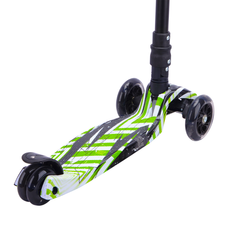 BOLDCUBE Kids Swift Green Big 3 Wheel Scooter 5+ years