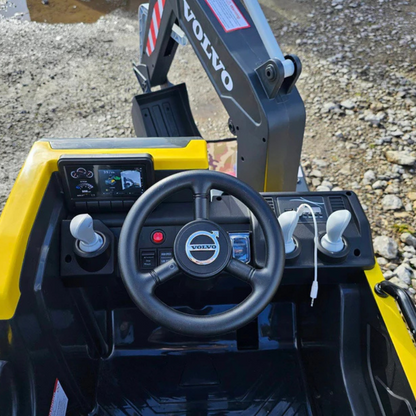 AKAC Licensed Volvo Electric Digger Ride On Excavator 2-6 yrs