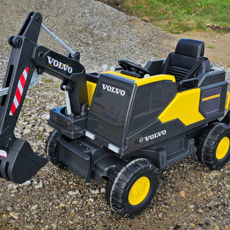 AKAC Licensed Volvo Electric Digger Ride On Excavator 2-6 yrs