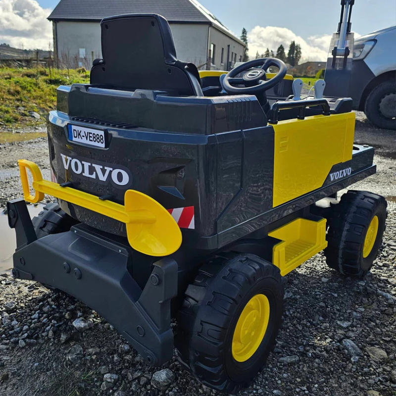 AKAC Licensed Volvo Electric Digger Ride On Excavator 2-6 yrs