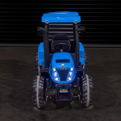 AKAC New Holland 24V Electric Tractor – Ride-On with MP3- 2-8 yrs