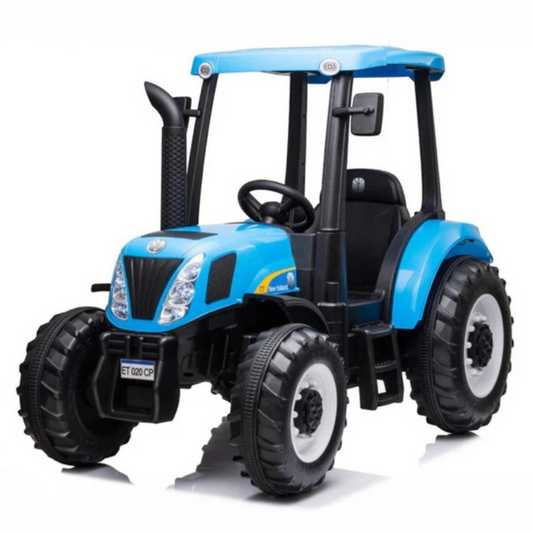 AKAC New Holland 24V Electric Tractor – Ride-On with MP3- 2-8 yrs