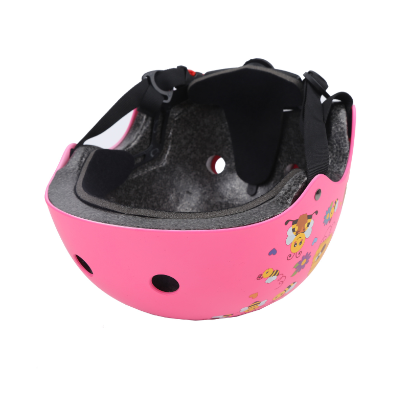 BOLDCUBE Bee Garden Pink Kids Helmet