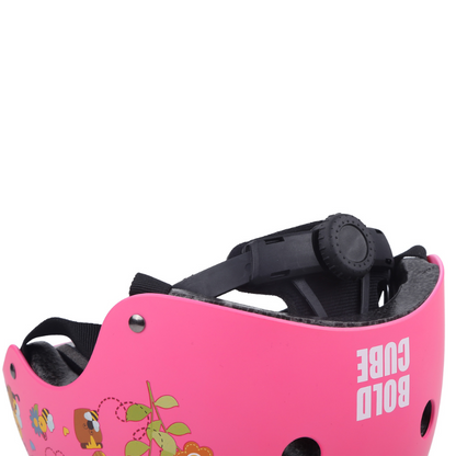 BOLDCUBE Bee Garden Pink Kids Helmet