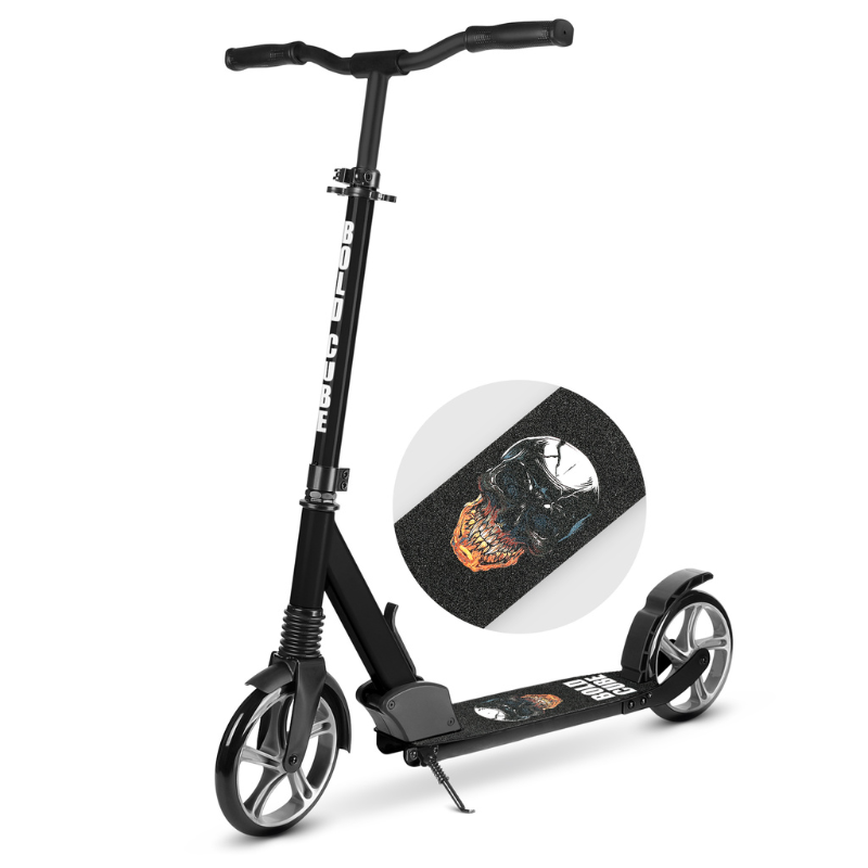 BOLDCUBE Big 2 Wheeler Scooter Black 8yrs-Adult