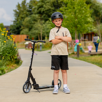 BOLDCUBE Big 2 Wheeler Scooter Black 8yrs-Adult