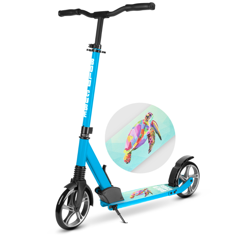 BOLDCUBE Big 2 Wheeler Scooter Cyan 8yrs-Adult