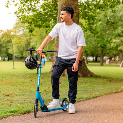 BOLDCUBE Big 2 Wheeler Scooter Cyan 8yrs-Adult