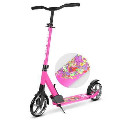 BOLDCUBE Big 2 Wheeler Scooter Pink 8yrs-Adult